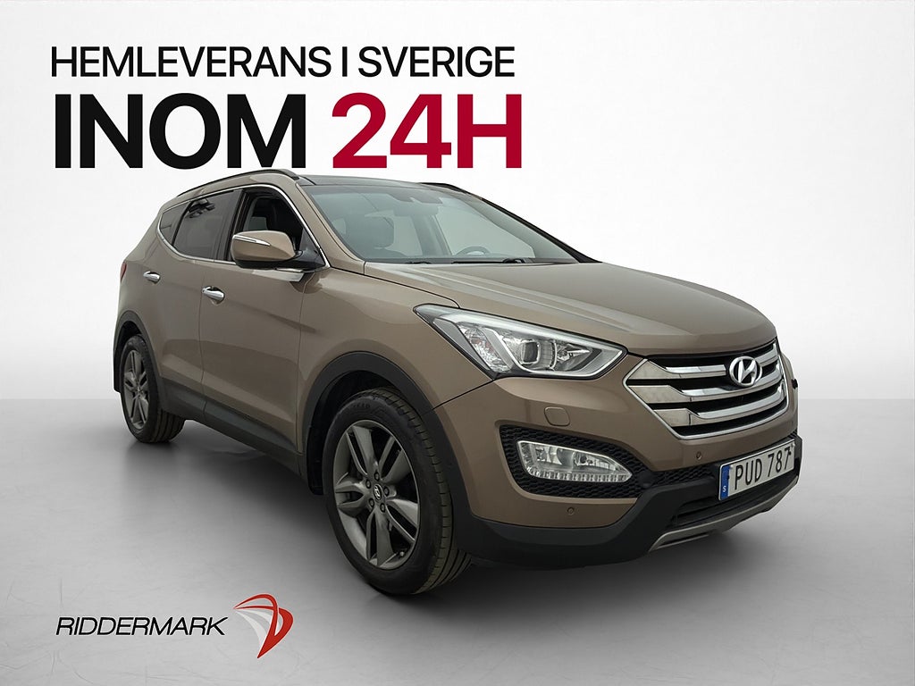 Hyundai Santa Fe 2.2 CRDi 4WD Premium Pano Värm Läder Kamera