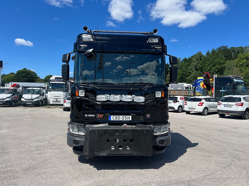 Scania G450 6x2*4 XT Lastväxlare, Fullt Plogutrustad