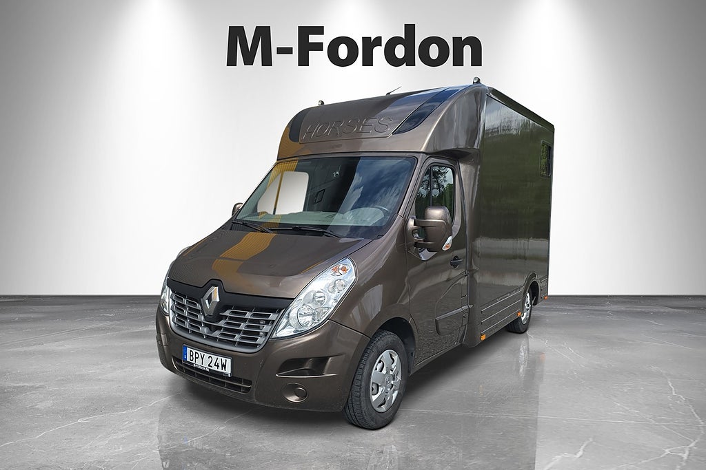 Renault master 3,5 T dCi Hästtransport / Garanti 12mån/Drag/ B-Kamera