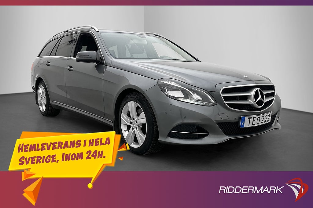 Mercedes-Benz E 220 T Avantgarde Halvskinn LED Sensorer Drag