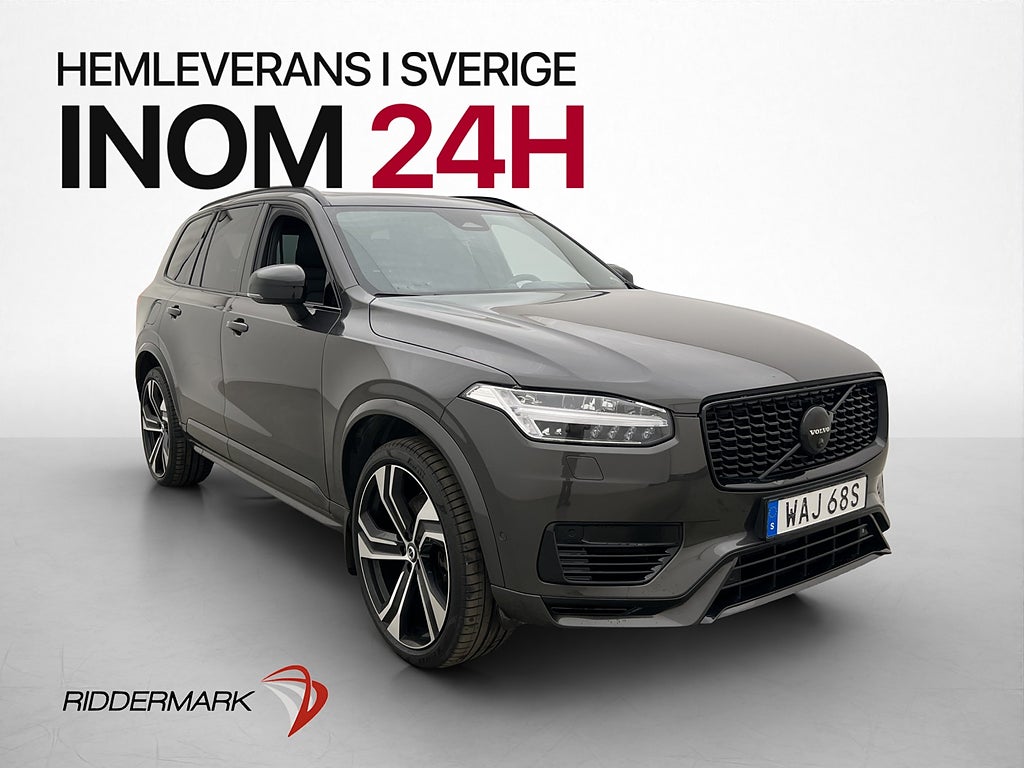 Volvo XC90 Recharge T8 AWD Ultimate Dark 7-Sit Pano B&W Luft