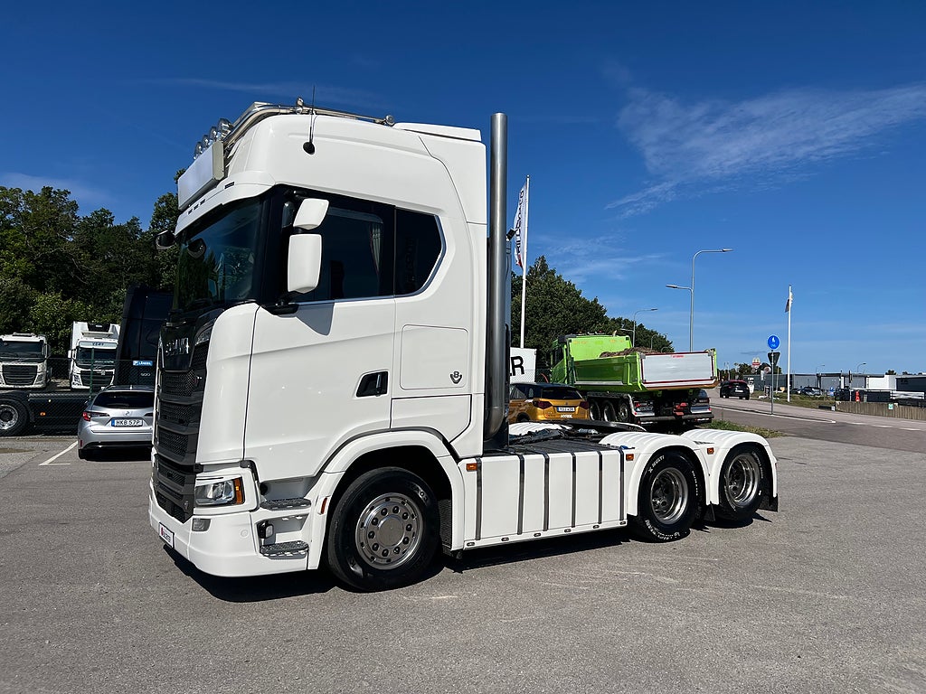 Scania S730 V8 6x2 Dragbil, Hydraulik, Klädd inredning