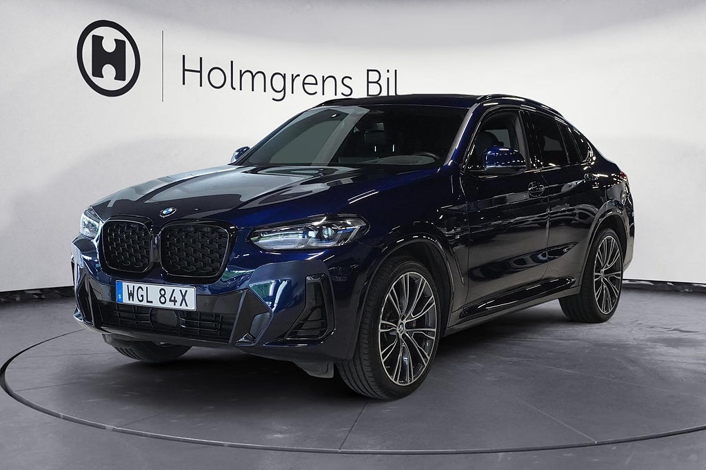 BMW X4 xDrive30d M Sport Drag Panorama Kupévärmare H K Rattvärme