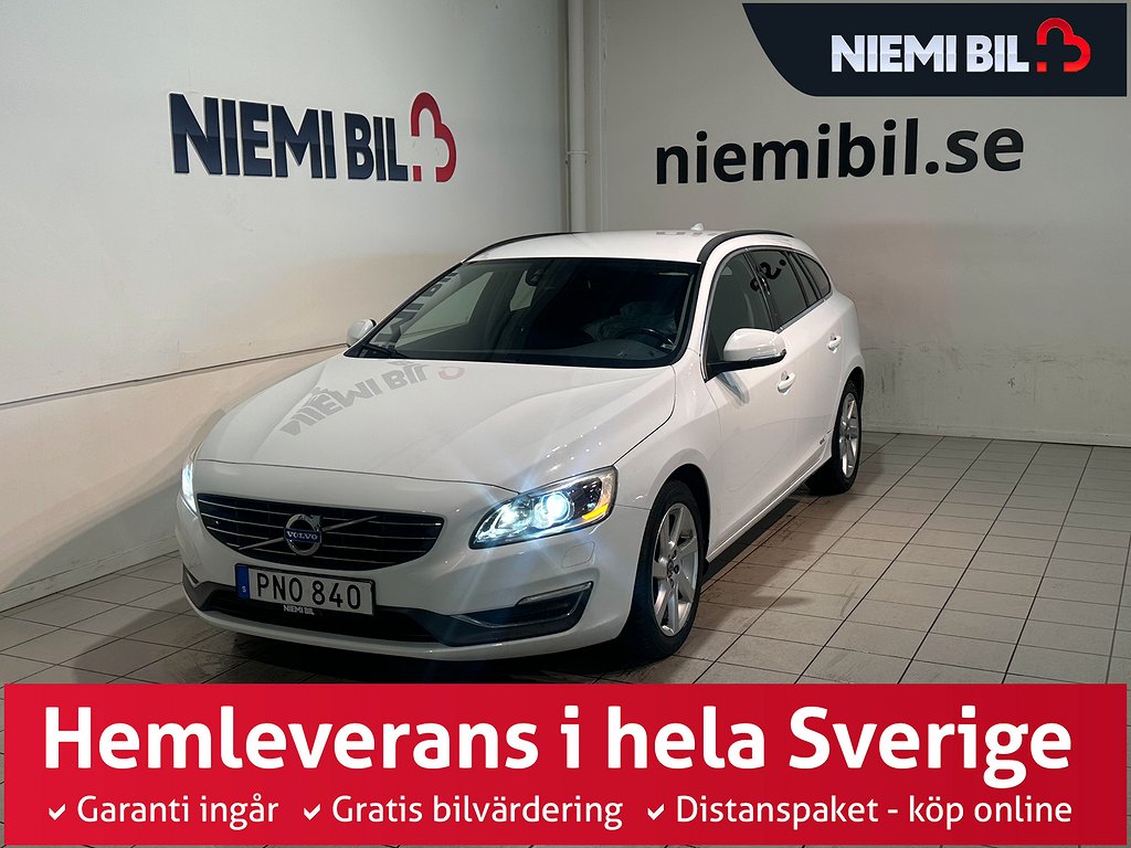 Volvo V60 D2 Momentum Dvärm Bluetooth Kamrem bytt S/V-hjul