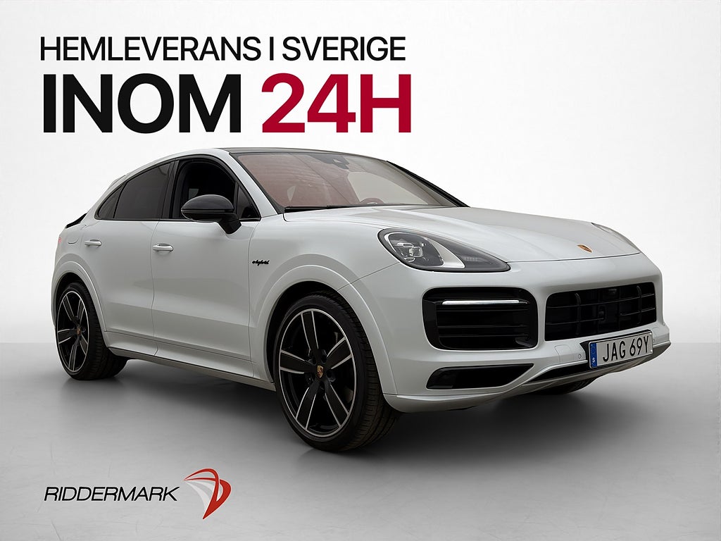 Porsche Cayenne E-Hybrid Coupé Pano BOSE 360° Luftfjäd Drag