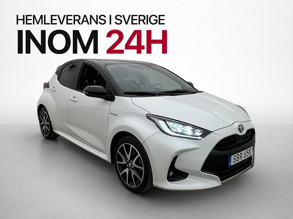 Toyota Yaris Hybrid 116hk Style Bi-Tone Kamera Halvskinn