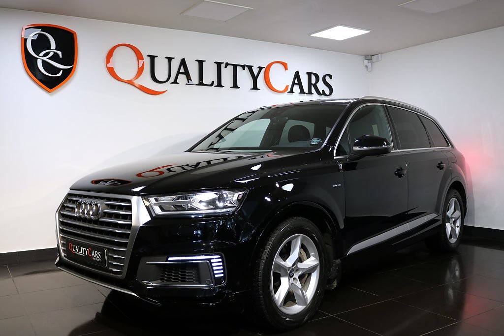 Audi Q7 e-Tron 3.0 TDI Q S Line / Apple Carplay/ Dragkrok/ Bose