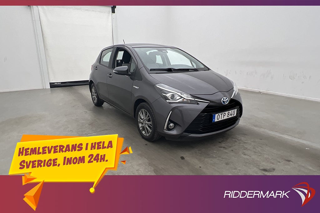 Toyota Yaris Hybrid e-CVT 101hk Active Kamera Farthållare