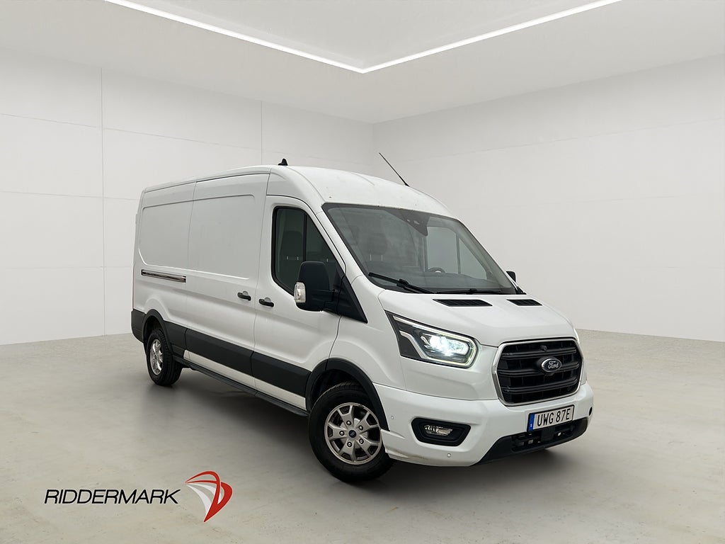 Ford transit L3H2 Limited Ny-Kamrem Värm Drag B-Kamera Moms
