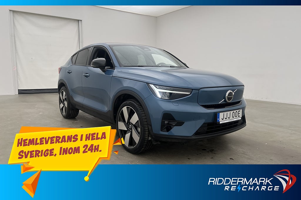 Volvo C40 Recharge Twin motor Plus Pano Värmare  Kamera MOMS