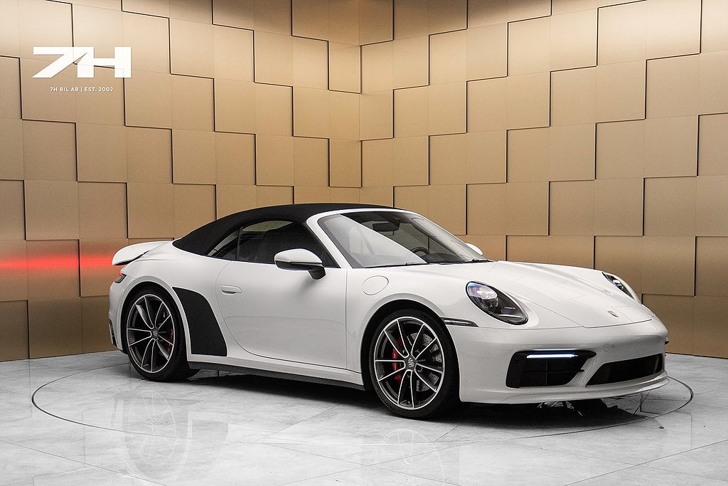 Porsche 911 Carrera S Cab Sport Chrono Sportavgas PASM Kamera