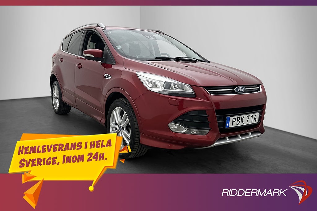 Ford Kuga 1.5 EcoBoost 150hk Titanium X P-Sensorer Halvskinn
