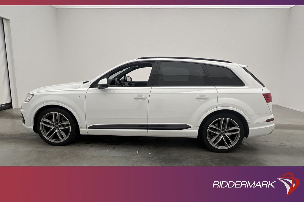 Audi Q7 3.0 TDI 272hk Q S-Line 7-Sits Cockpit BOSE Pano HUD