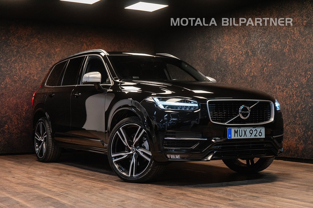 Volvo XC90 D5 AWD R-Design 7-sits | Drag | VOC | Navi | 22"