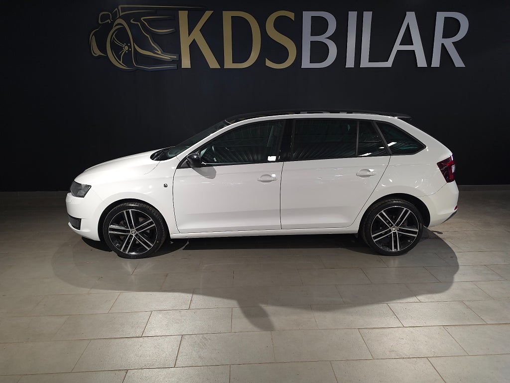 Skoda Rapid 1.2 TSI Spaceback Style Plus 105hk | Panorama | Drag