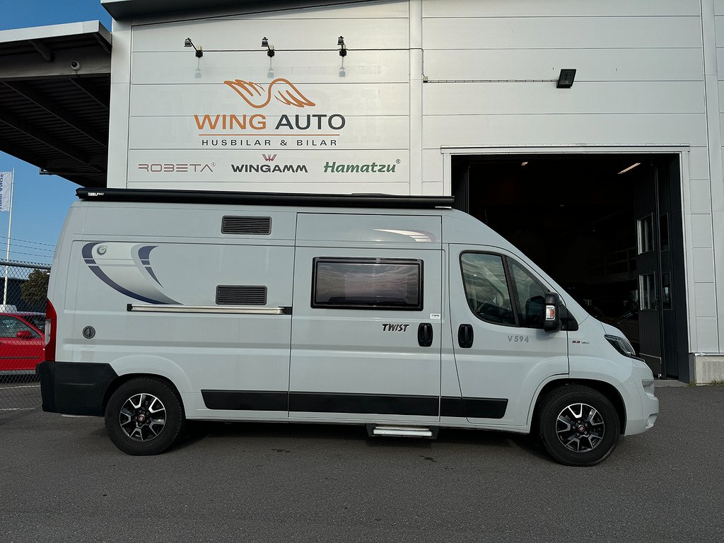 Chausson Twist V594 150HK Dubbelsäng! AC i bodel & Dragkrok!