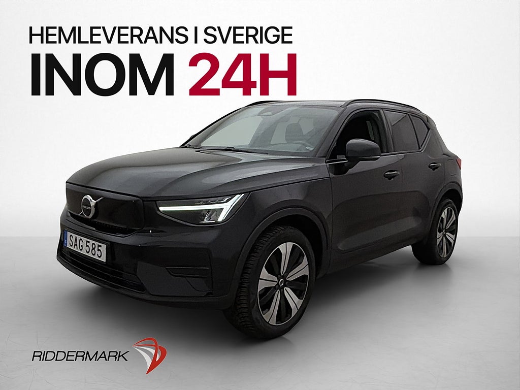 Volvo XC40 Recharge Single Motor Rattvärme Kamera MOMS