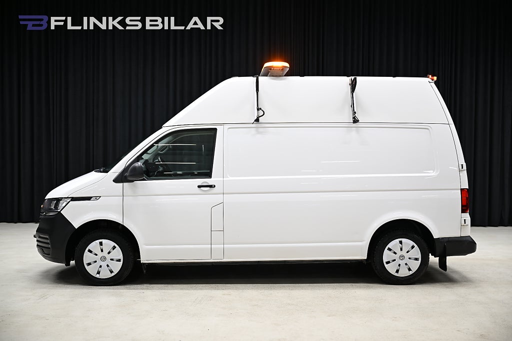 Volkswagen Transporter DSG 150HK L2 Högtak|Servicebil|Inredd|Leasbar|SeUtr!!