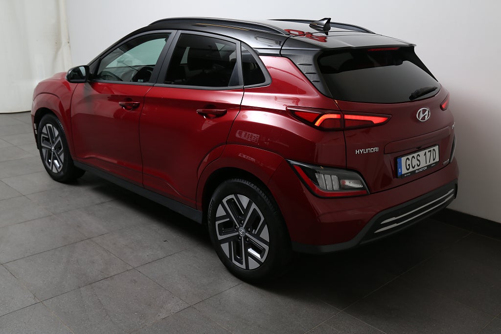 Hyundai Kona 64 kWh Advanced 204hk Skinn KRELL Head-up Två-tons Lack