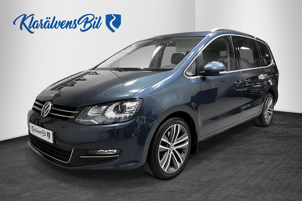 Volkswagen Sharan 2.0 TDI GT BMT (184hk) 7-sits Drag Glastak