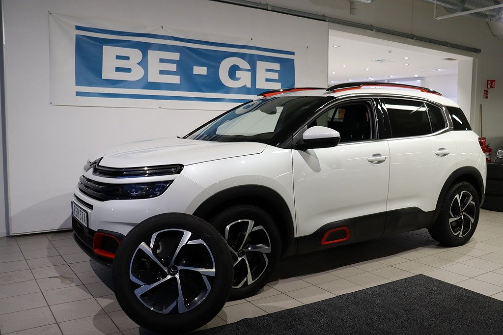 Citroën C5 Aircross 1.6 PureTech 181HK Shine Automat Drag Läder Pan...