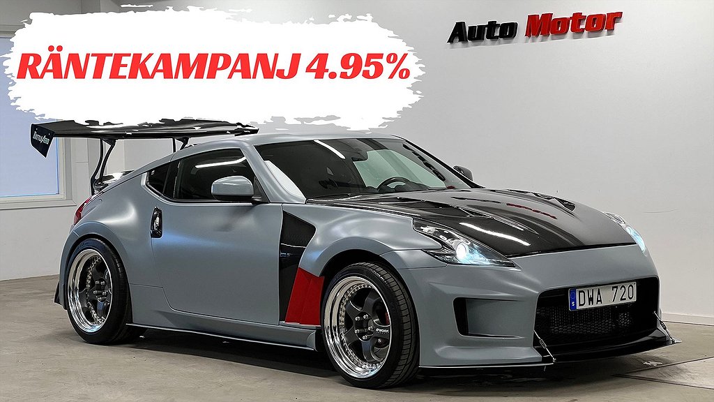 Nissan 370 Z Coupé 3.7 V6 kompressor 600whp