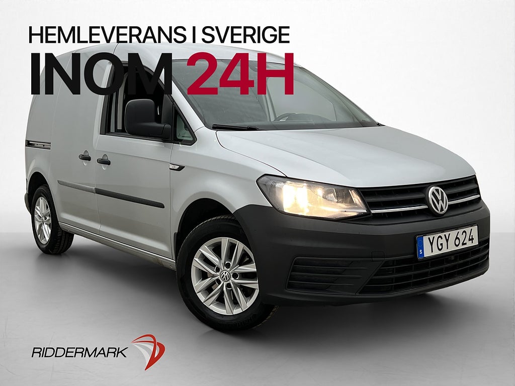 Volkswagen Caddy 2.0TDI Värm Drag B-Kamera V-Inredd Moms