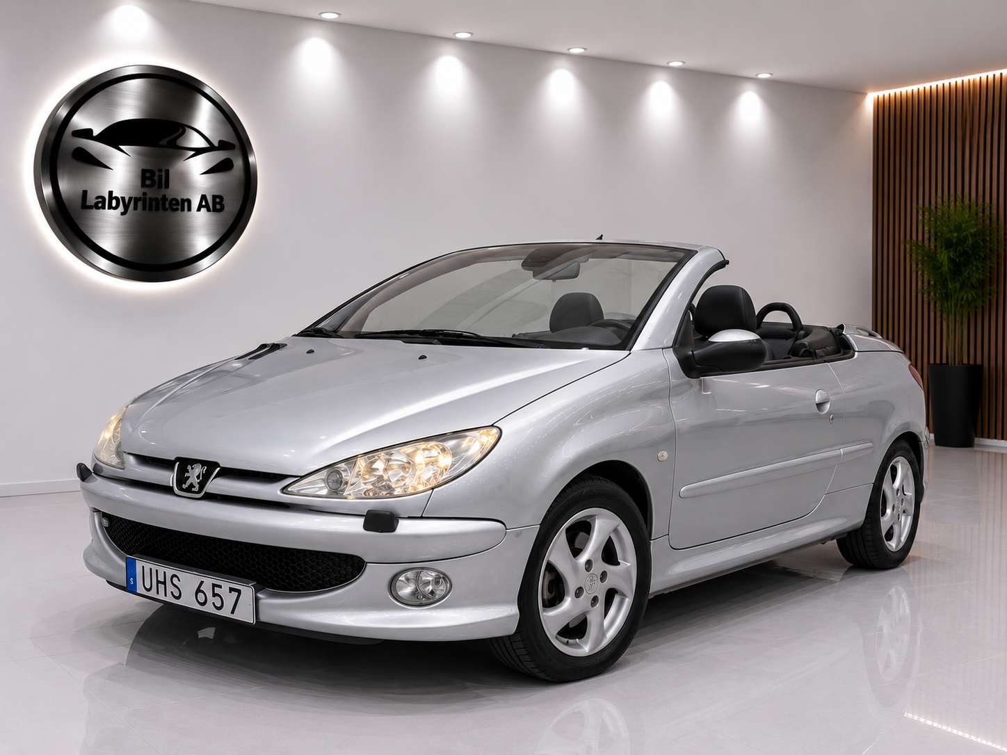 Peugeot 206 CC 1.6 Sport Cab Nyservad, bild 5/17