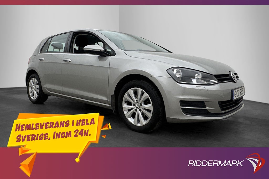 Volkswagen Golf 1.2 TSI 105hk M&K-Värmare Adp-Farthållare BT