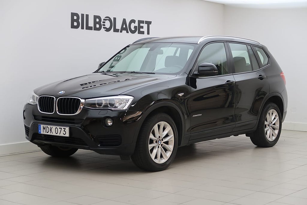 BMW X3 Light/Farthållare/Drag/M+kupevärm/Backkamera/P-Sen...