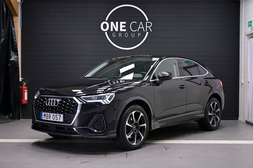 Audi Q3 Sportback 40 TDI quattro MOMS D-Värm Adaptiv Drag GPS