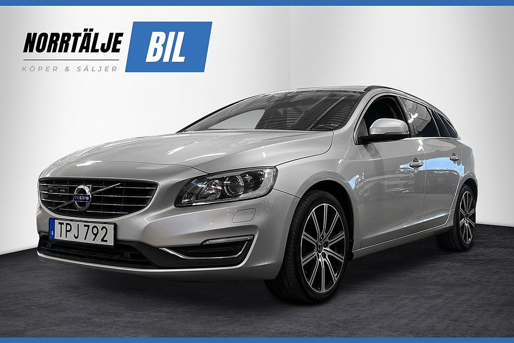 Volvo V60 D4 190 HK AWD AUT NAVI D-VÄRMARE DRAG 10200 MIL 18"