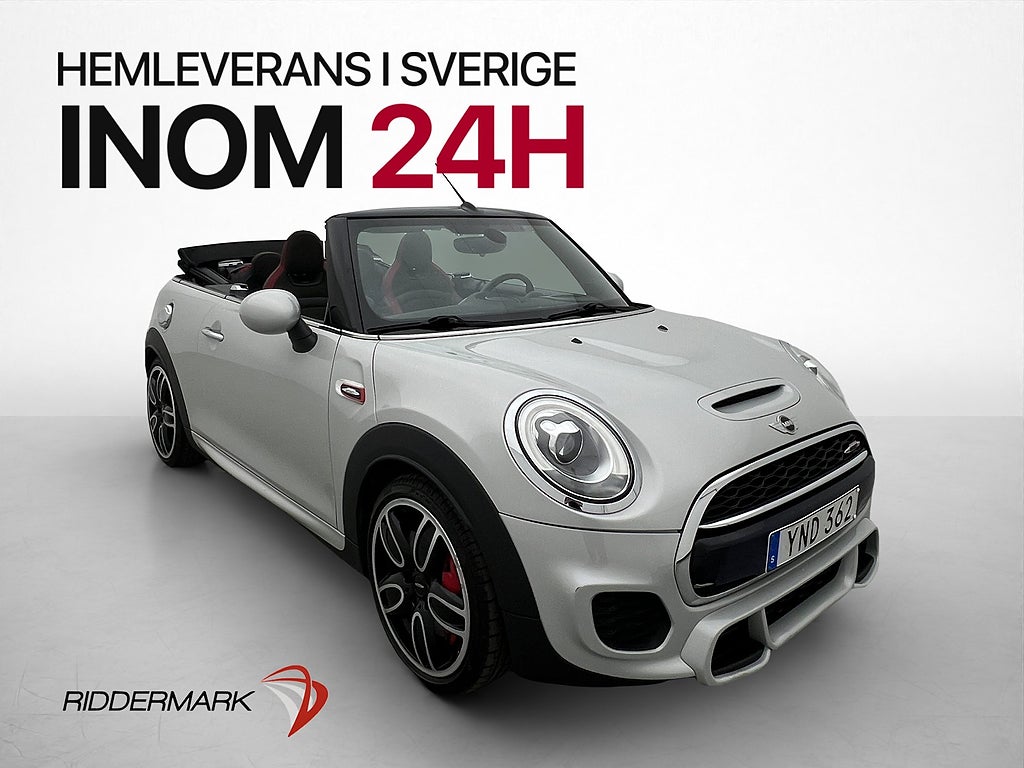 MINI John Cooper Works Convertible 231hk Chili HUD H/K Navi