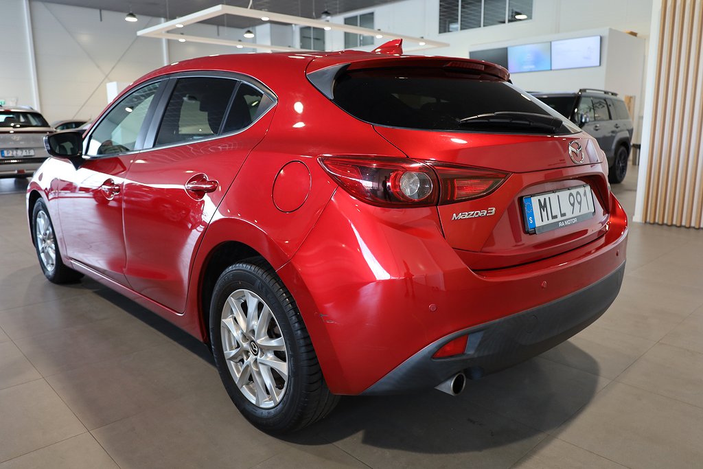 Mazda 3 2,0 SKYACTIV-G 120hk Sport Aut 5D Navi 2016