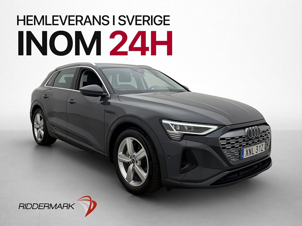 Audi Q8 55 e-tron Quattro MOMS Drag Kamera Skinn Adaptiv