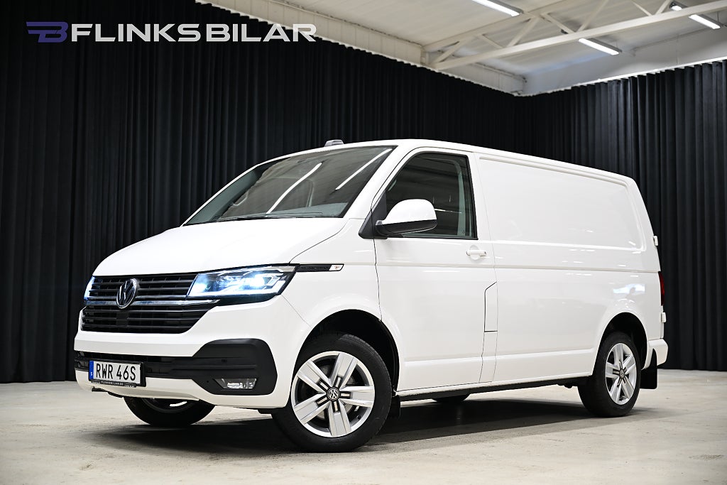 Volkswagen Transporter DSG 150HK Nedlackad|LED|Drag|Värmare|Backkamera|Leasbar