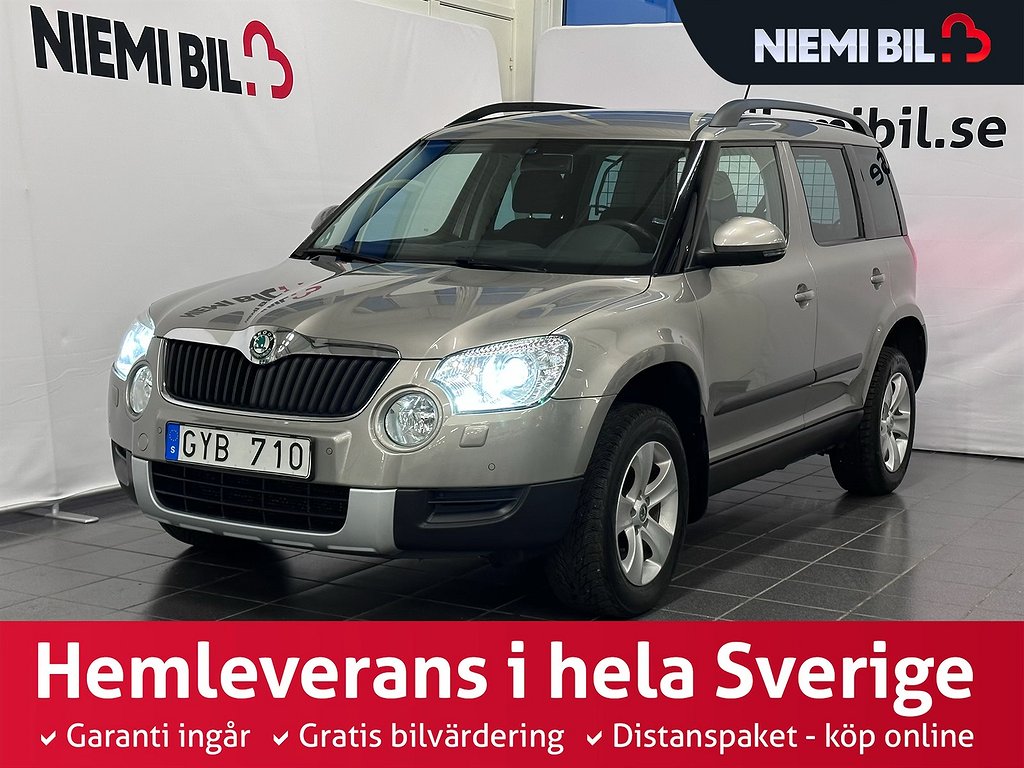 Skoda Yeti 2.0 TDI 4x4 Experience Drag/Elstol/Psens/BT