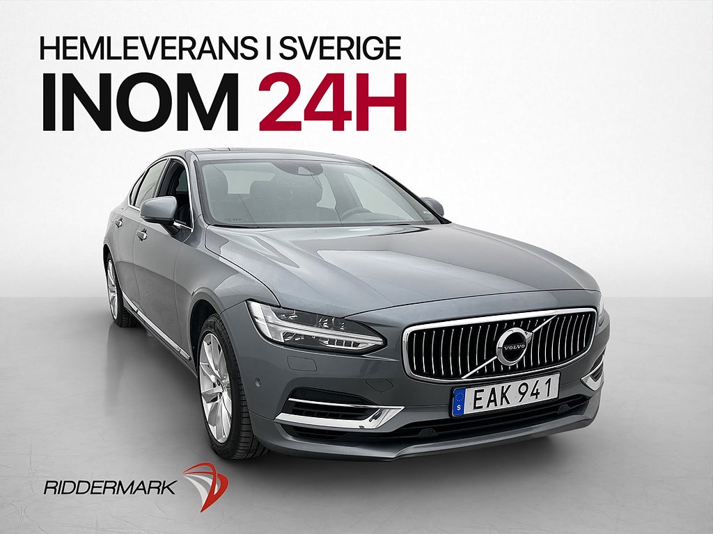 Volvo S90 T8 AWD Inscription Taklucka Orrefors Läder Kamera