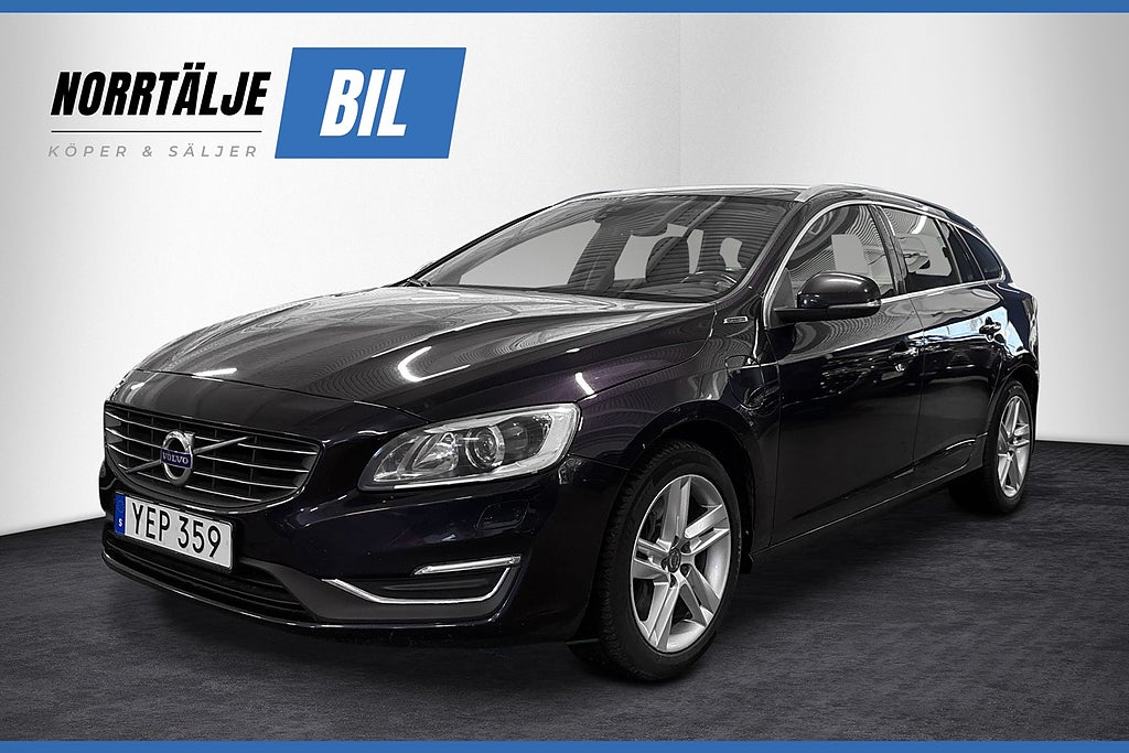 Volvo V60 POLESTAR D5 288HK AWD PLUG-IN HYBRID KAMREM BYTT D-VÄRM