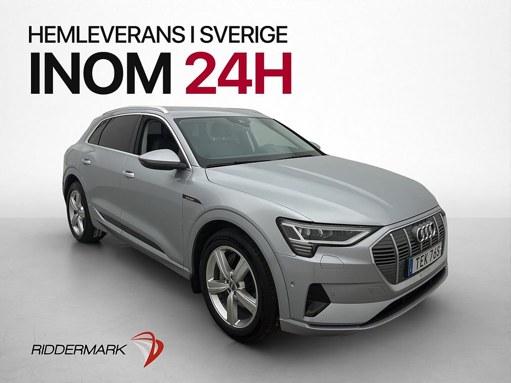 Audi E-Tron 50 Quattro Cockpit Dragkrok Kamera CarPlay