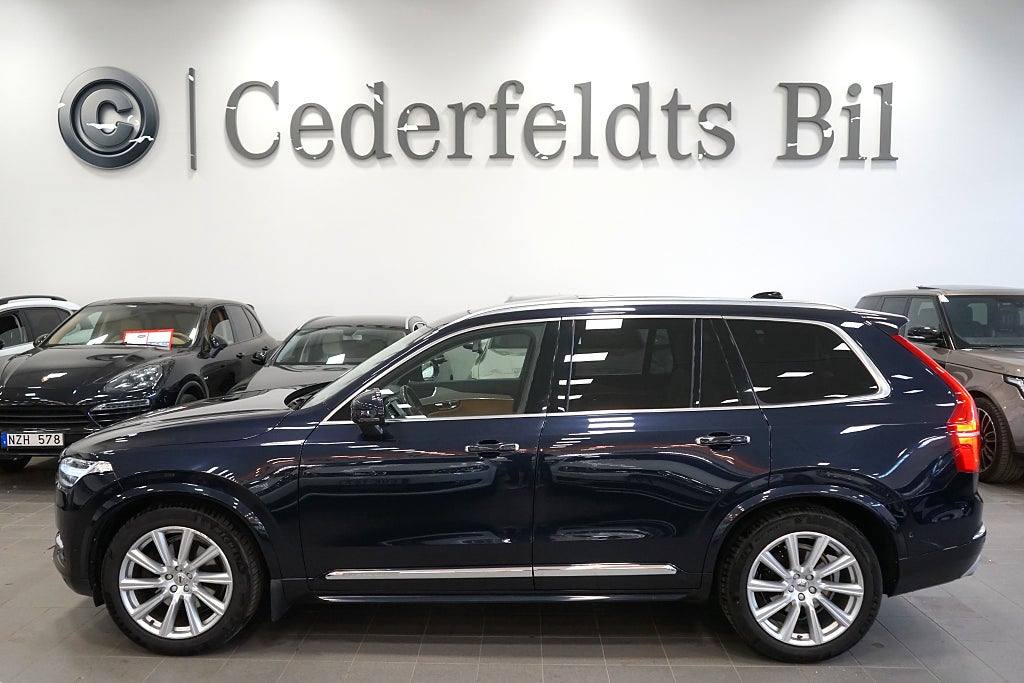 Volvo XC90 7Sits D5 AWD Inscription Pano Navi 360° HuD Kamrem Bytt