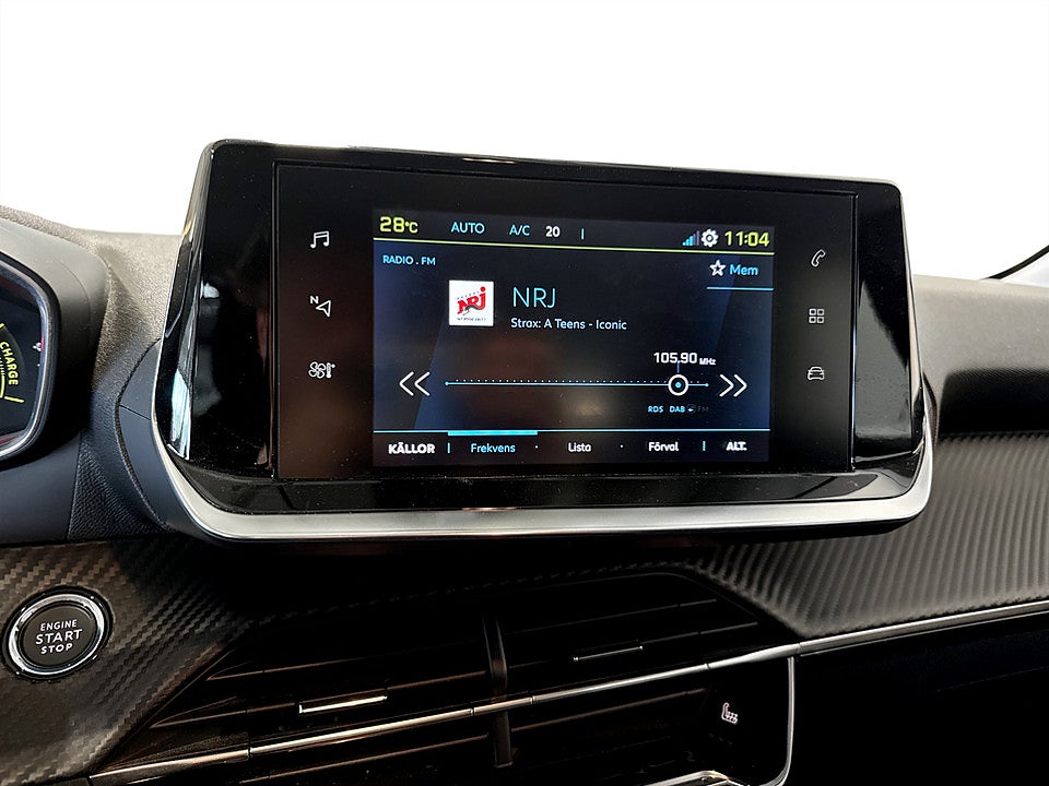 Bild på Peugeot E-208 Active 50kWh 136hk Aut BACKSENSORER KEYLESS