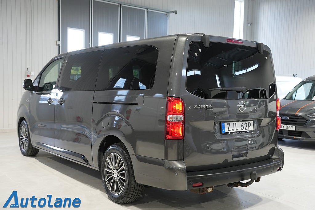 Opel Zafira Life 2.0 7-sits,Värmare,Drag,Pano,GPS,HUD,Massage,360°