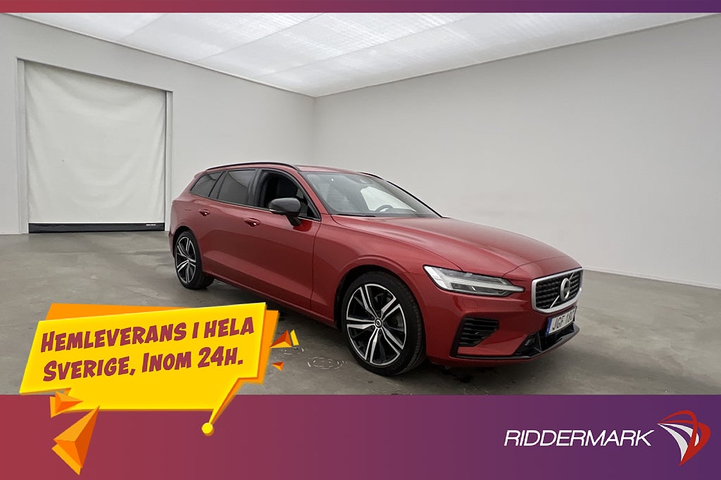 Volvo V60 T8 AWD R-Design Pano B&W 360° Skinn Värmare Drag
