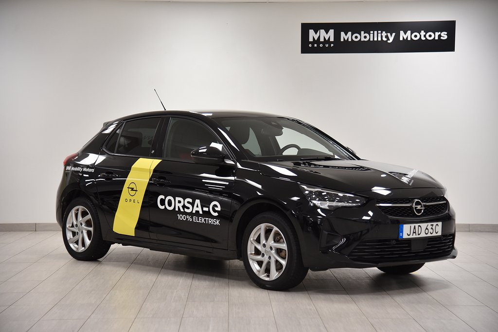 Opel Corsa-e 50 kWh GSI 180°kamera Vinterhjul 136hk Demobil*