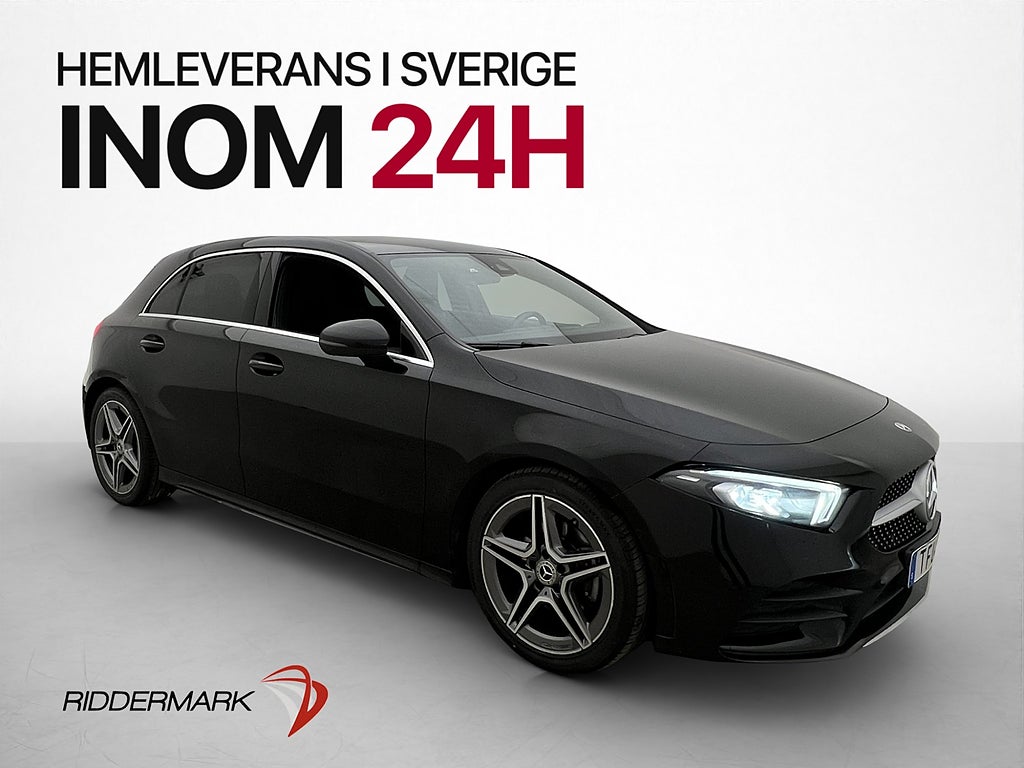 Mercedes-Benz A180 AMG Line Kamera Halvskinn Farthållare