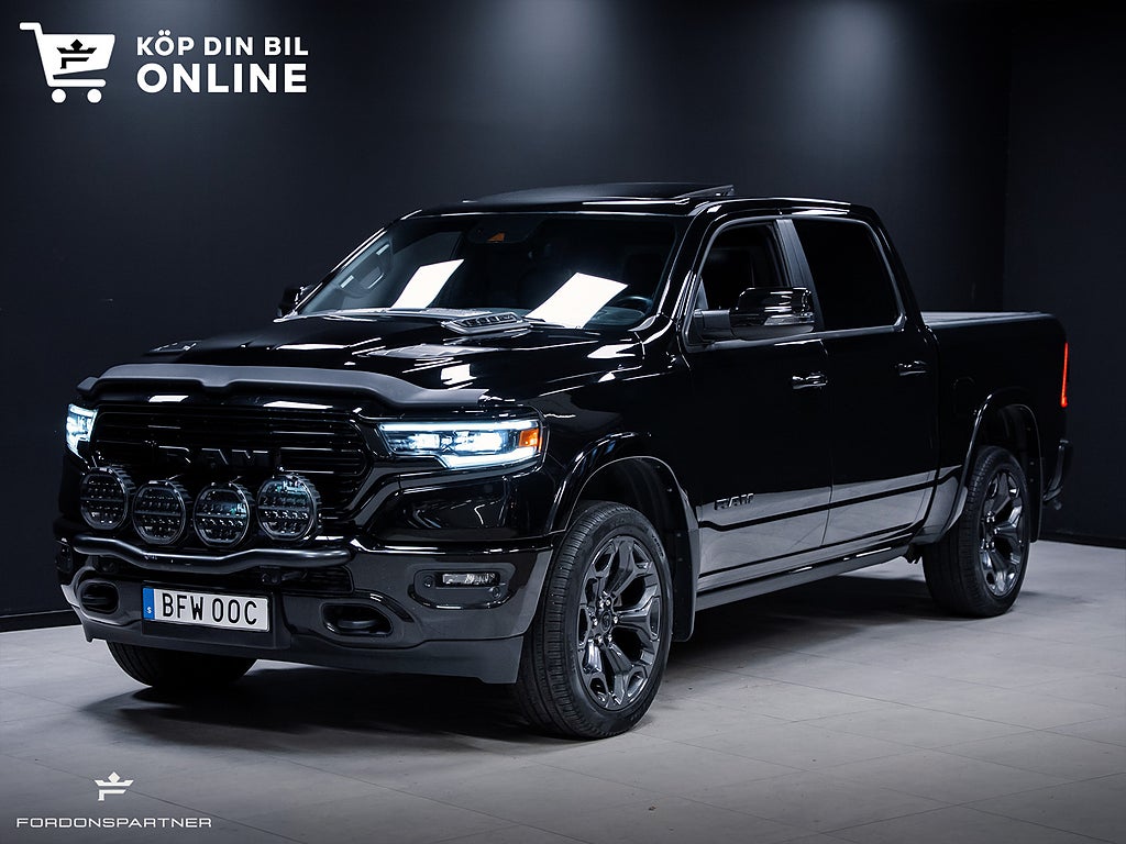 Dodge RAM 1500 1500 Crew Cab 5,7 V8 HEMI LIMITED NIGHT PANO HUD MOMS