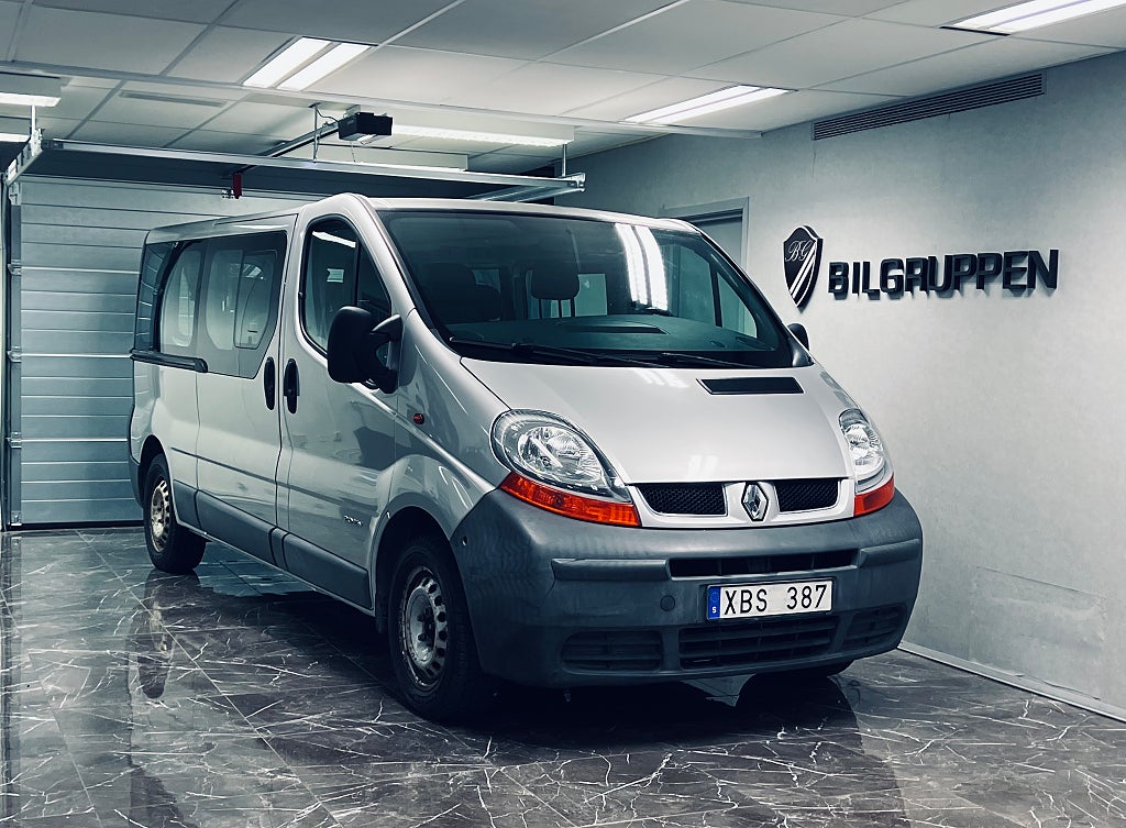 Renault Trafic Kombi 2.9t 2.0 120hk|9 sitsig|Lågmilare|