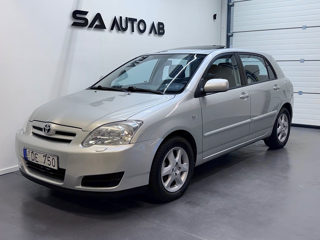Toyota Corolla 5-dörrars 1.6 VVT-i | Drag | Taklucka |