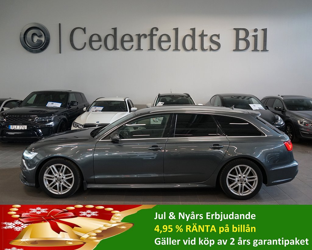 Audi A6 2.0 TD Quattro S-LINE IN/UT D-VÄRME DRAG 4.95 %RÄNTA